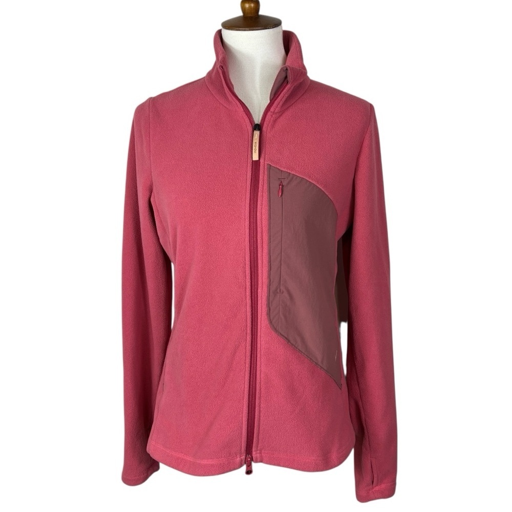 Indyeva Polartec Full Zip Fleece Jacket Pink Outdoor Hiking Womens Size Medium - Picture 2 of 10